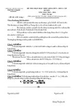 Đề thi chọn học sinh giỏi lơp 9 - THCS câp huyên năm học 2015 - 2016 môn Tin Hoc